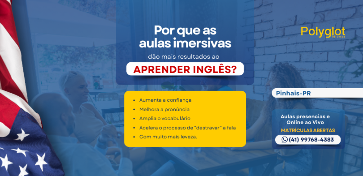 Por que as aulas imersivas de inglês dão mais resultados?