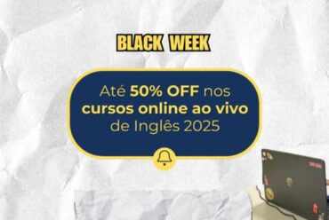 INGLÊS ONLINE AO VIVO – BLACK FRIDAY