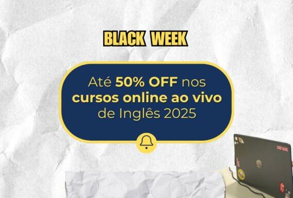 INGLÊS ONLINE AO VIVO – BLACK FRIDAY